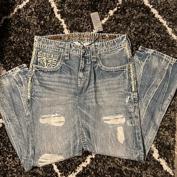 Men’s rock revival jeans